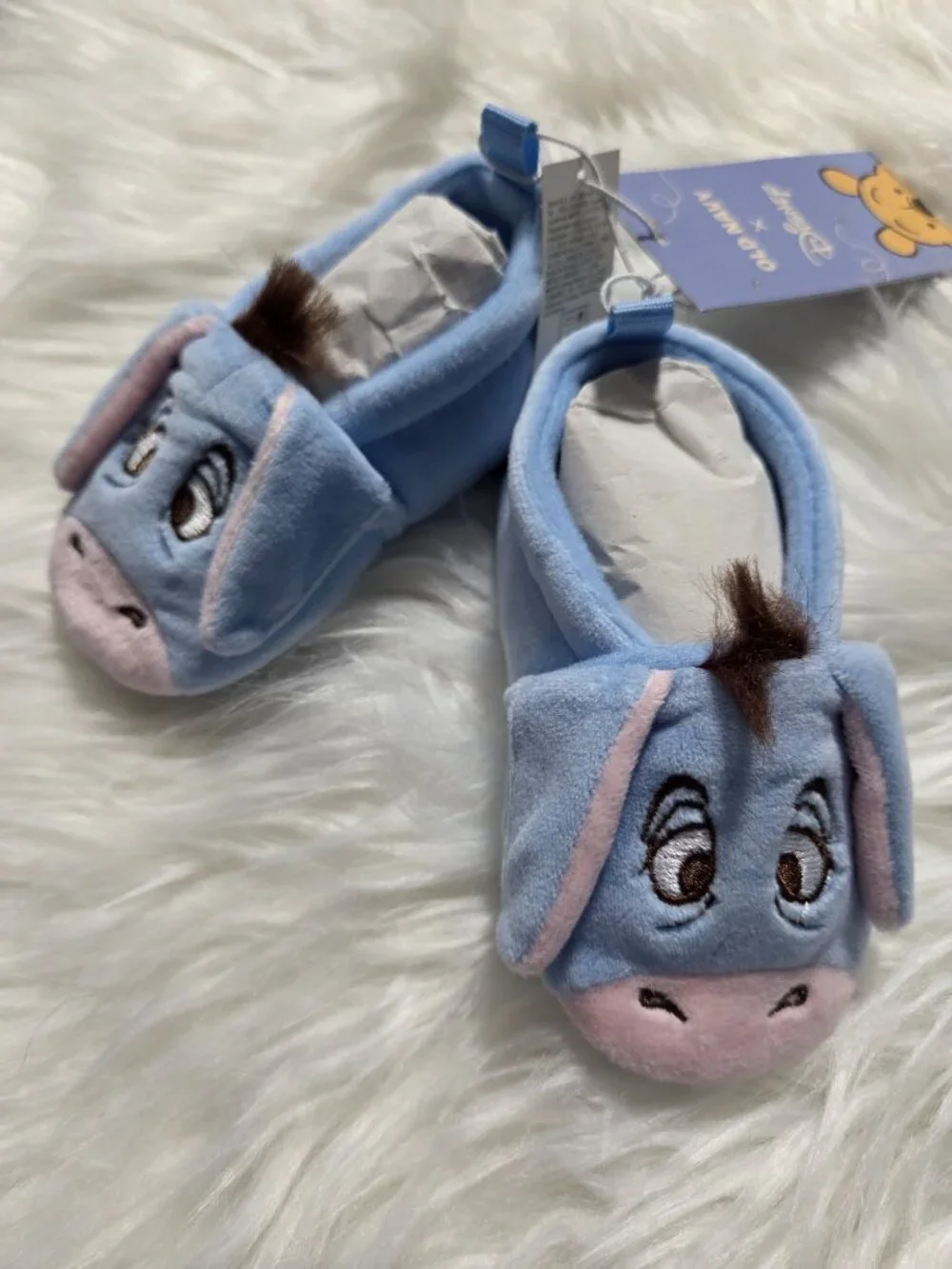 Old Navy x Disney Eeyore Baby Slippers